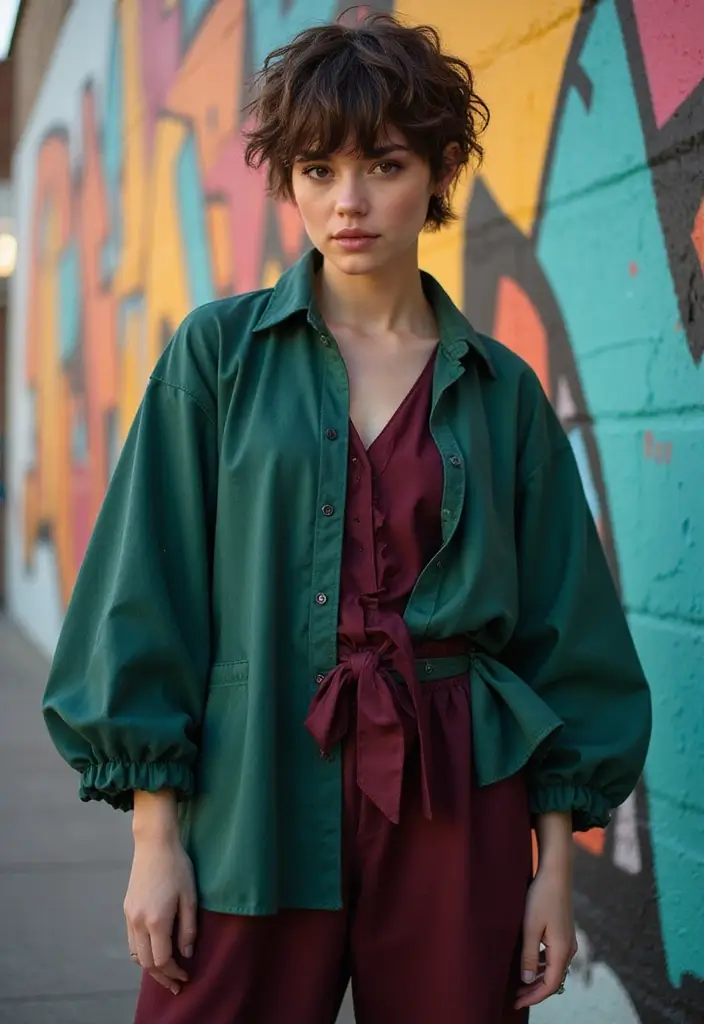 30 Haircut with Bangs That Suit Everyone - 17. Asymmetrical Bangs for an Artsy Touch