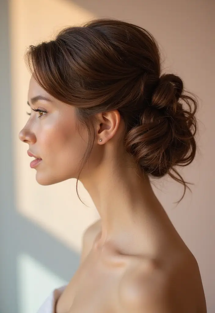 30 Haircuts with Layers for a Fresh New Look - 10. Layered Updo for Special Occasions