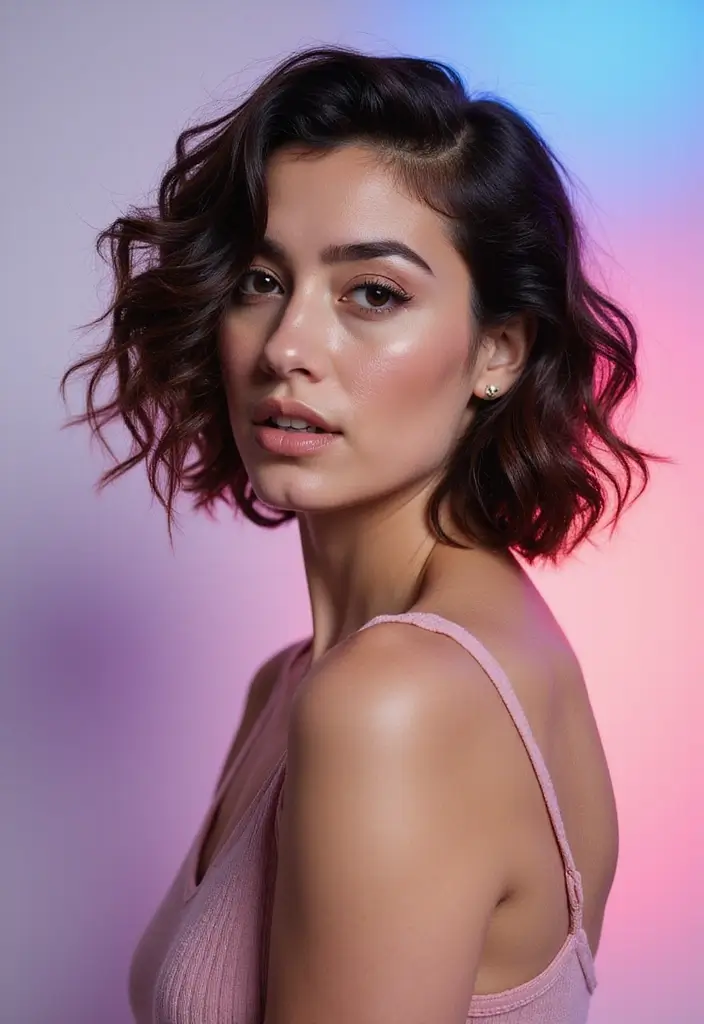 30 Haircuts with Layers for a Fresh New Look - 13. Asymmetrical Layered Cut