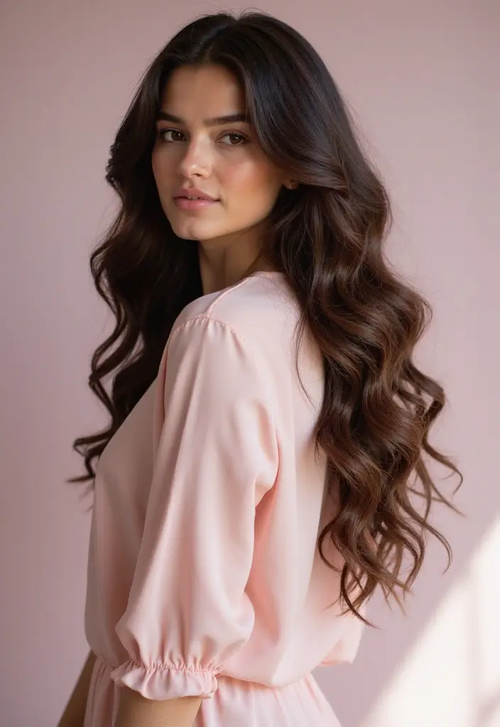 30 Haircuts with Layers for a Fresh New Look - 2. Long Layers for Flowing Curls