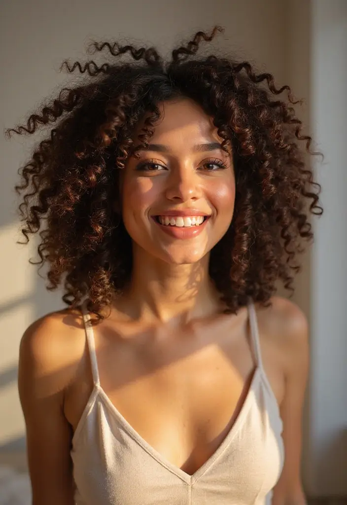30 Haircuts with Layers for a Fresh New Look - 20. Curly Layers with Spiral Curls