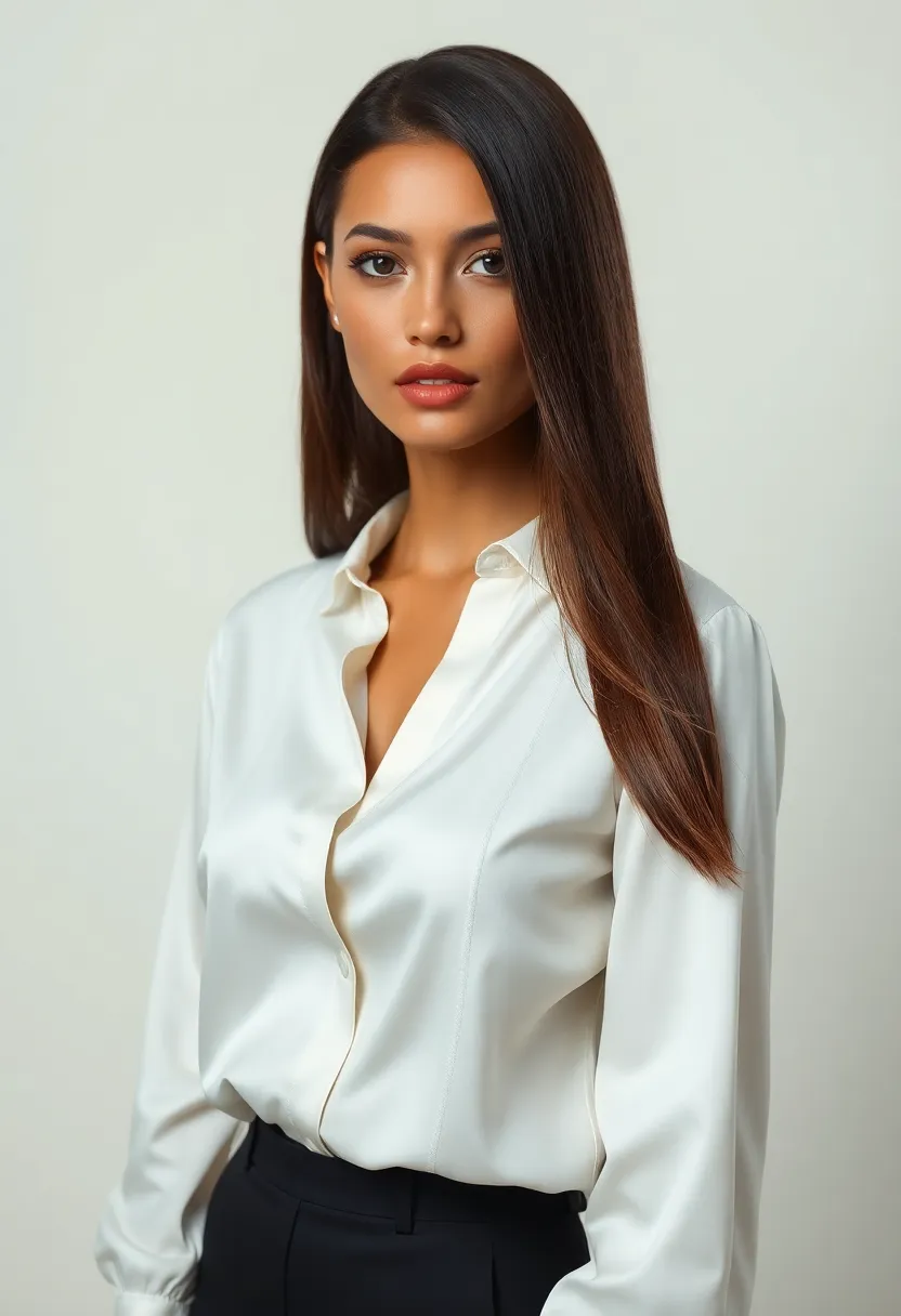 30 Hairstyles with Straight Hair That Are Trending Now - 26. Straight Hair with a Side Sweep