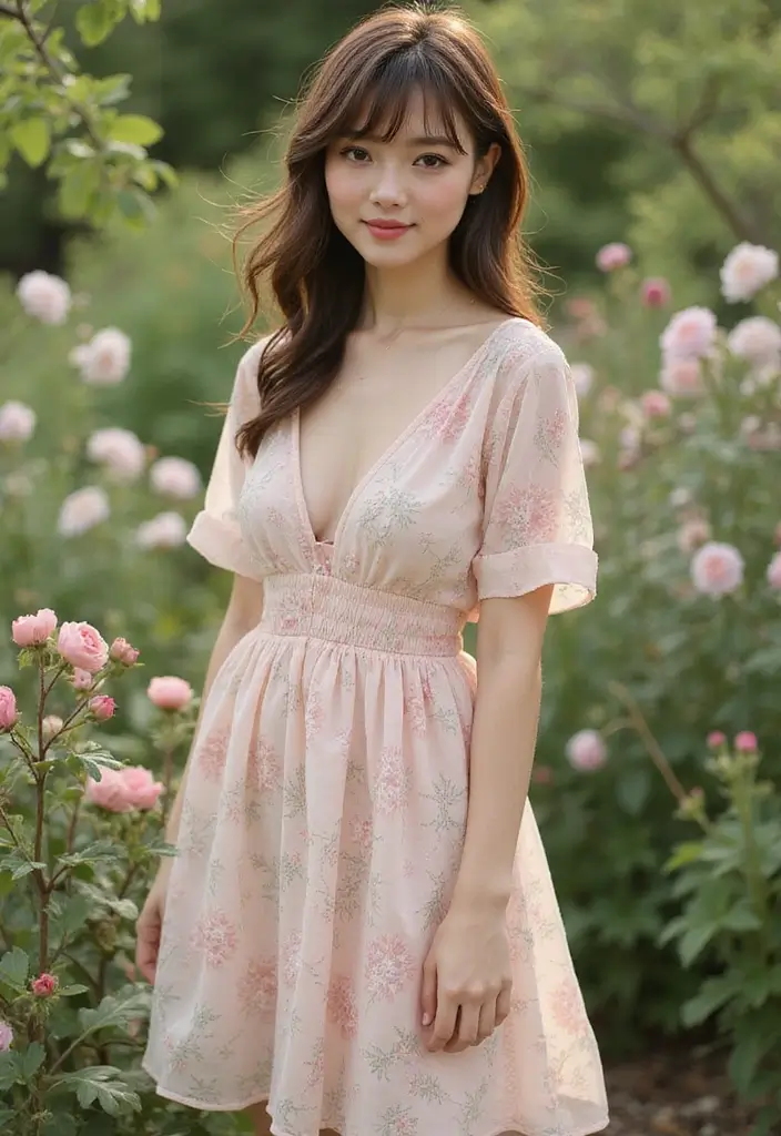 30 Layered Haircuts for Medium Length Hair with Bangs - 3. Wispy Layers with Side-Swept Bangs