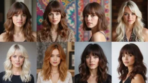 30 Layered Haircuts for Medium Length Hair with Bangs