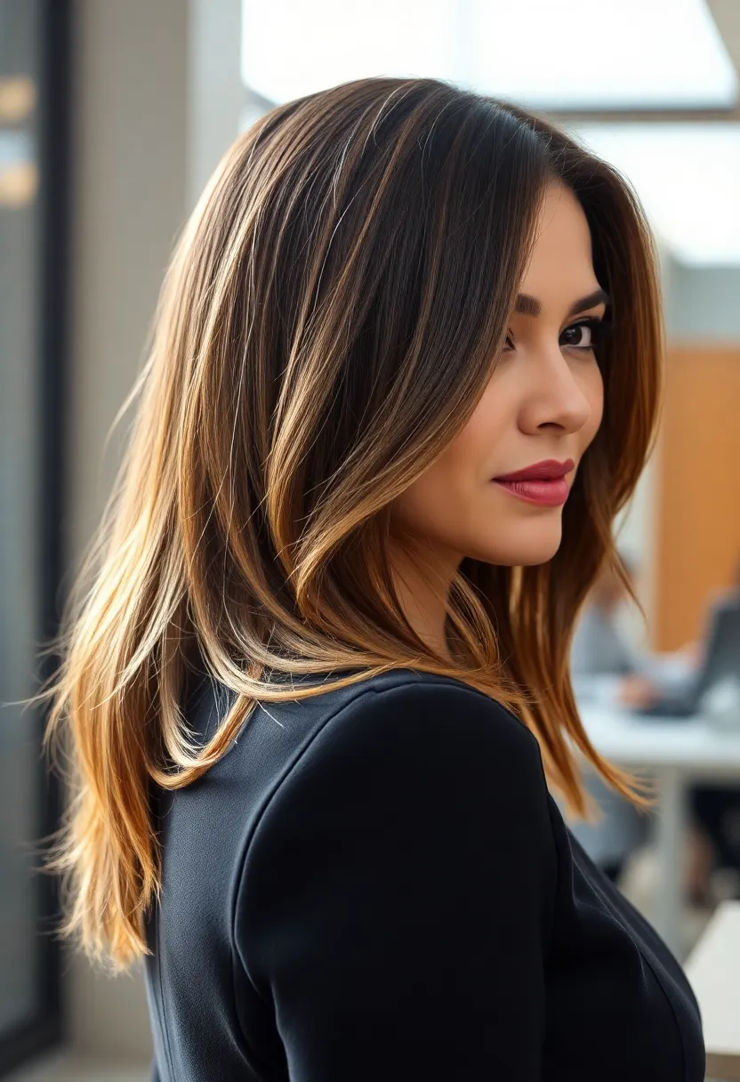 30 Lob Haircuts with Layers for a Modern Look - 16. Professional Layered Lob