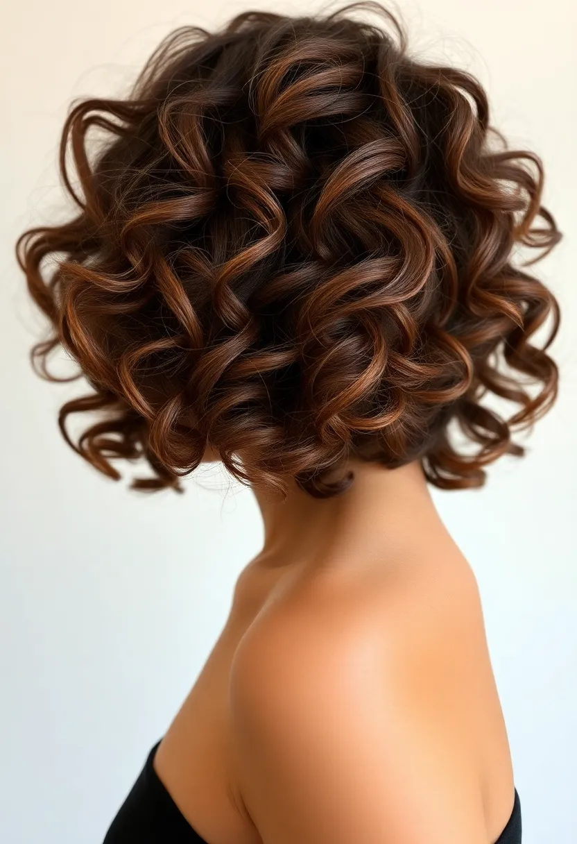 30 Lob Haircuts with Layers for a Modern Look - 6. Curly Lob with Layers