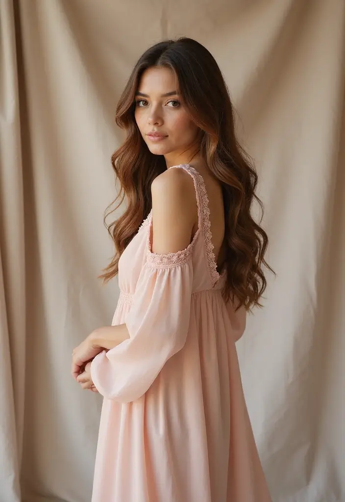 30 Medium Haircuts for Wavy Hair That Are Easy - 10. Side-Swept Waves