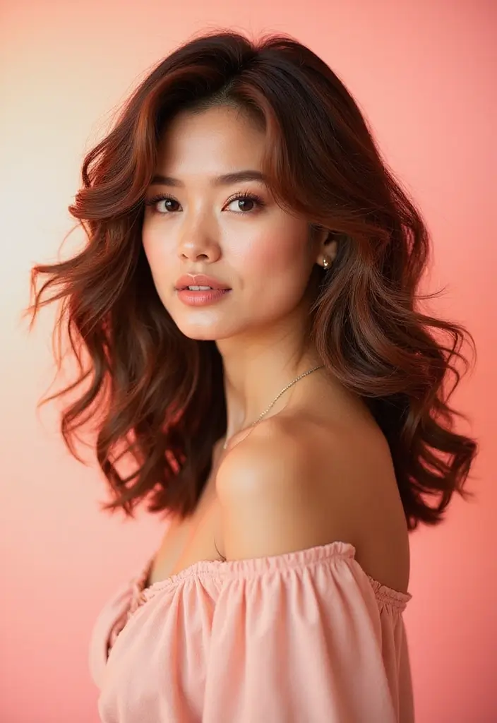 30 Medium Haircuts for Wavy Hair That Are Easy - 15. Volume Boost Cut