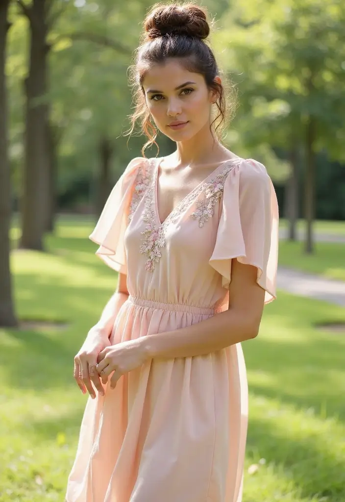 30 Trendy Hairstyles Medium Length Hair Lovers Should Know - 15. Loose Bun with Curls