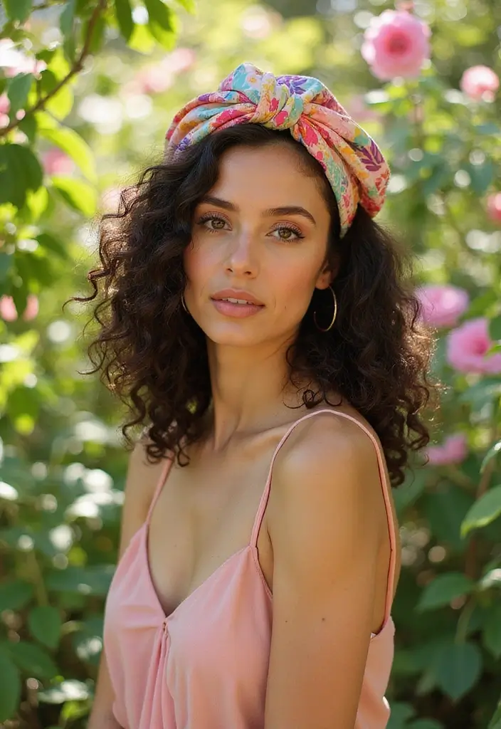 30 Trendy Hairstyles Medium Length Hair Lovers Should Know - 3. Defined Curls with a Headband