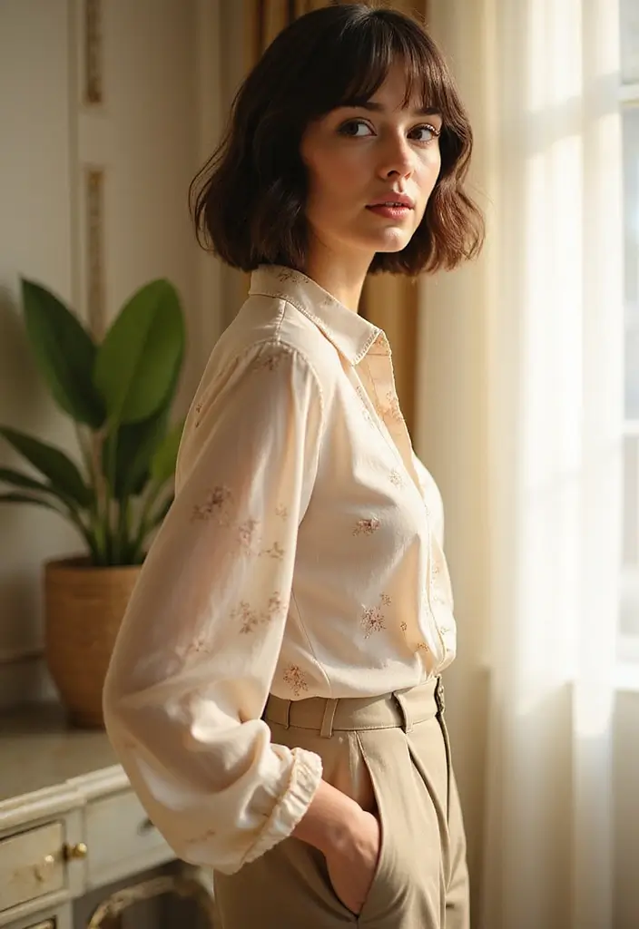 31 Blonde Bob with Bangs That Are Trendy - 5. Layered Bob with Curtain Bangs