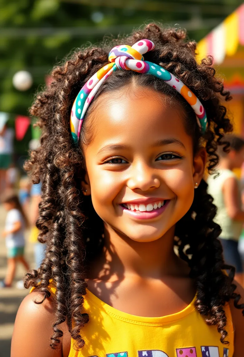 31 Hair Styles Curly That Enhance Your Natural Texture - 15. Curly Hairband Twist