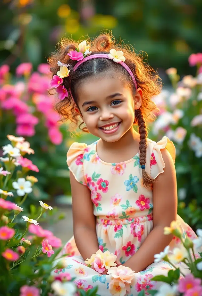 31 Hair Styles Curly That Enhance Your Natural Texture - 30. Curly Hair with Headband Braid