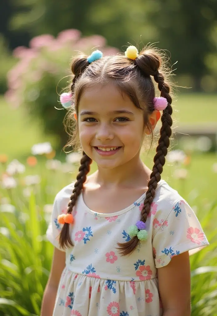 31 Hair Styles Cute Ideas Everyone Will Love - 13. Bubble Braids