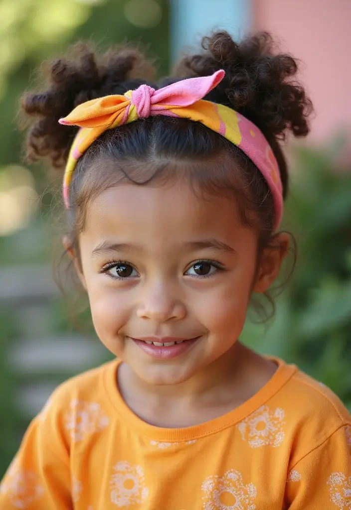 31 Haircut Curly Hair Styles to Embrace Your Curls - 15. Curly Headband Tuck