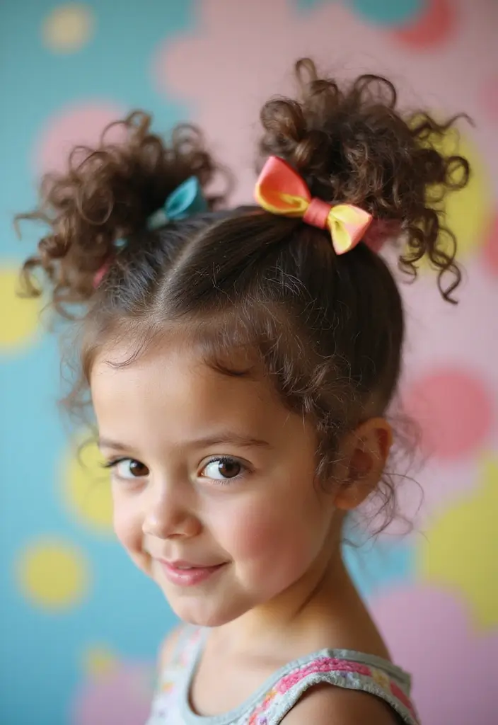 31 Haircut Curly Hair Styles to Embrace Your Curls - 16. Curly Bubble Ponytail