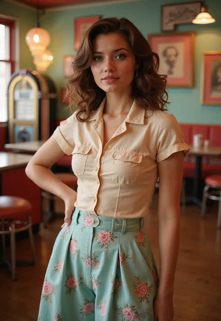 31 Haircut Ideas That Suit Every Face Shape - 12. Vintage Curls for Square Faces