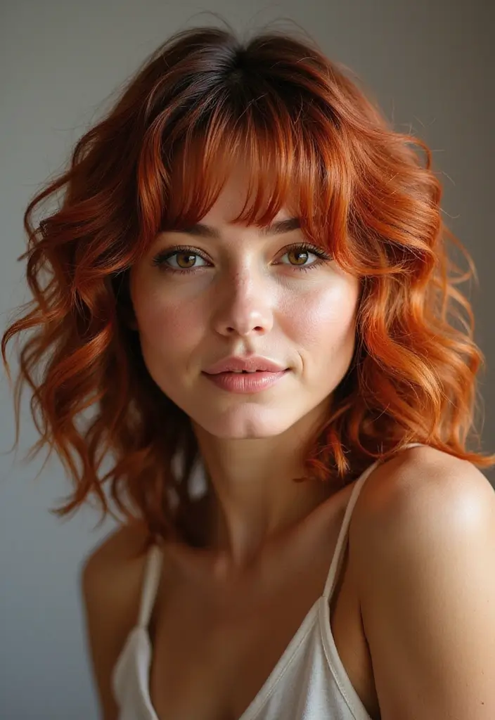 31 Haircut Thick Hair Styles to Manage Volume - 1. The Shaggy Layered Cut