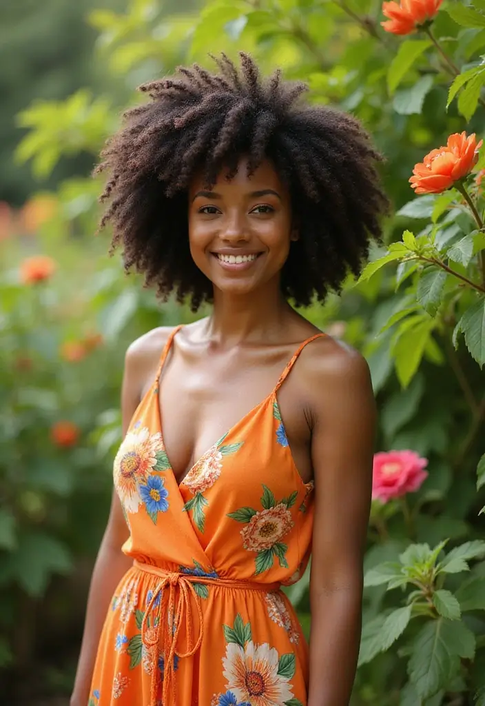 31 Haircut Thick Hair Styles to Manage Volume - 5. The Rounded Afro
