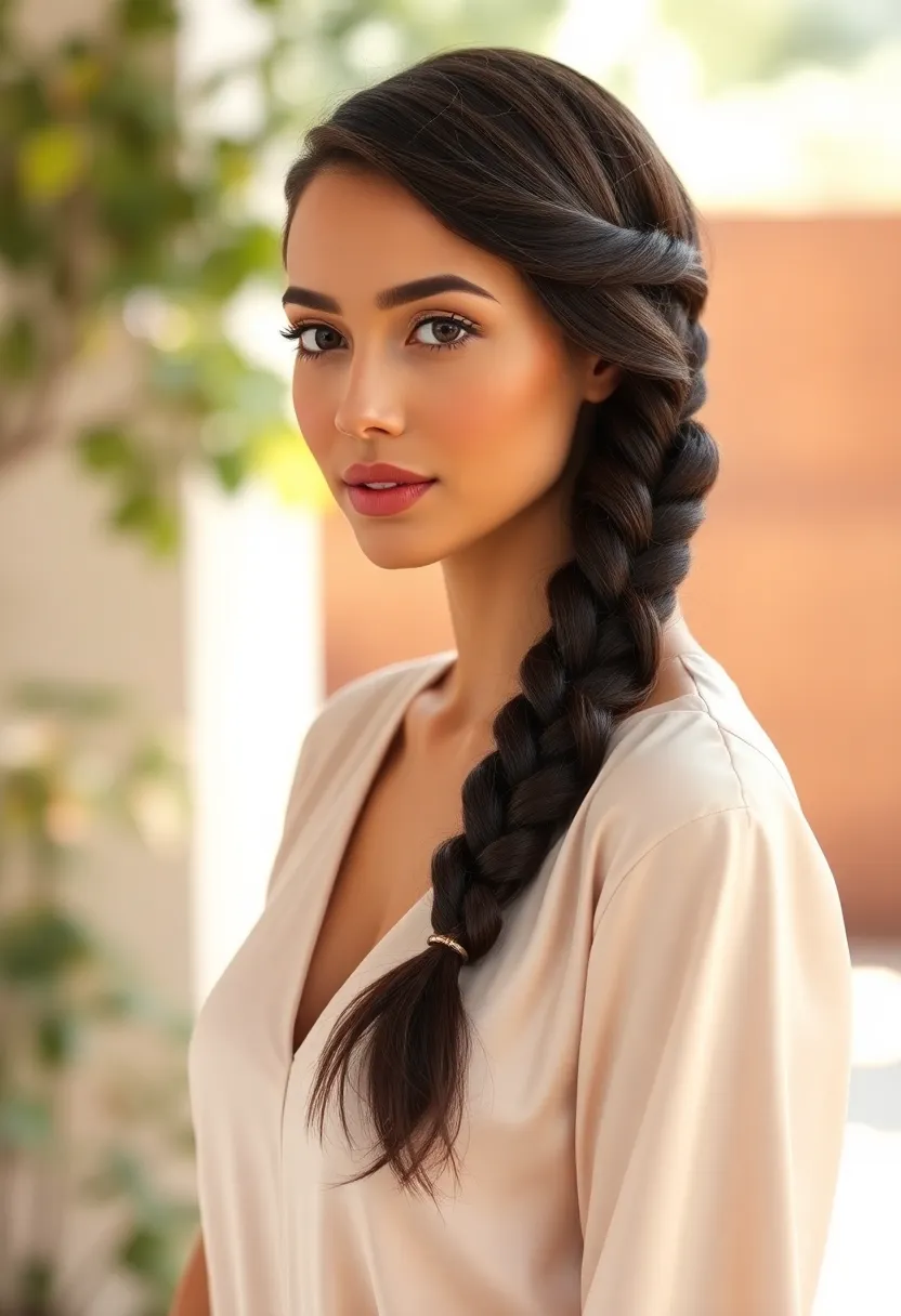 31 Hairstyles Easy Enough for Every Day Wear - 29. Simple Sleek Braid