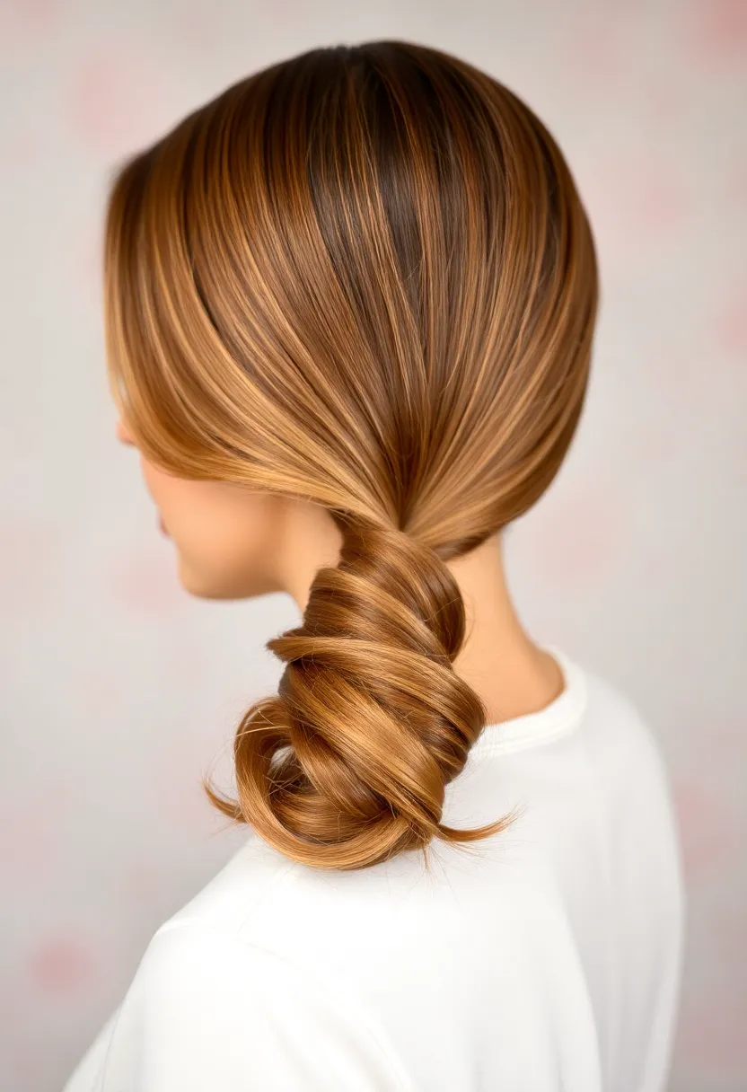 31 Hairstyles Easy Enough for Every Day Wear - 4. Low Ponytail with a Twist