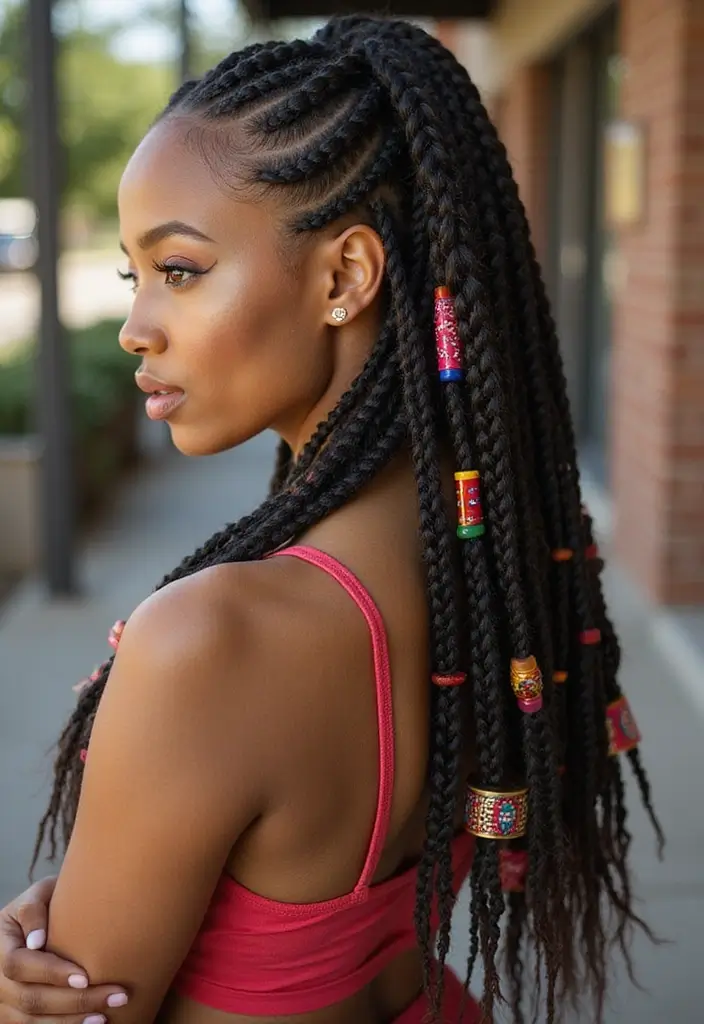 31 Hairstyles Natural Hair Styles to Try Today - 1. Box Braids