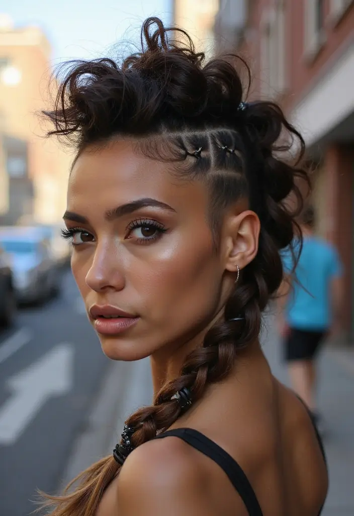 31 Hairstyles Natural Hair Styles to Try Today - 12. Mohawk Braid