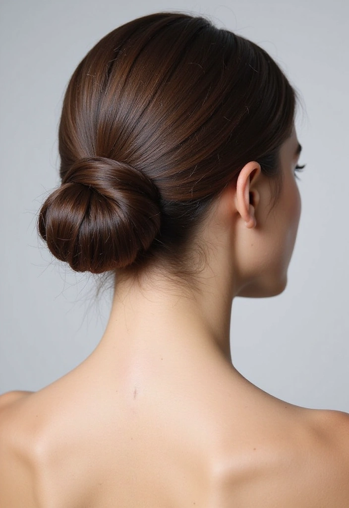 31 Hairstyles Natural Hair Styles to Try Today - 26. Sleek Low Bun