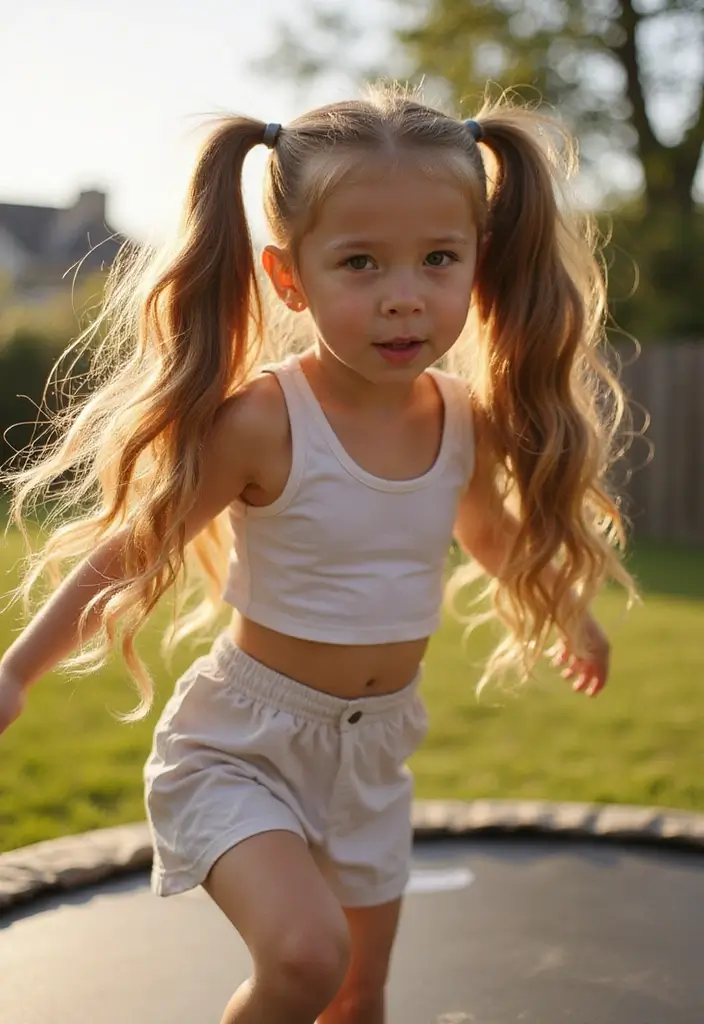31 Hairstyles for Thin Hair Kids That Are Cute - 25. Easy Topsy Tail