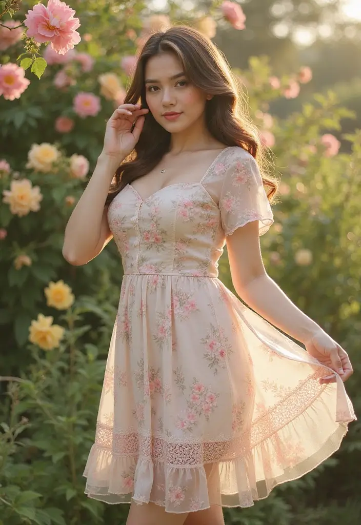 31 Hairstyles with Curled Hair for Glamorous Looks - 11. Enchanting Half-Up Half-Down Curls