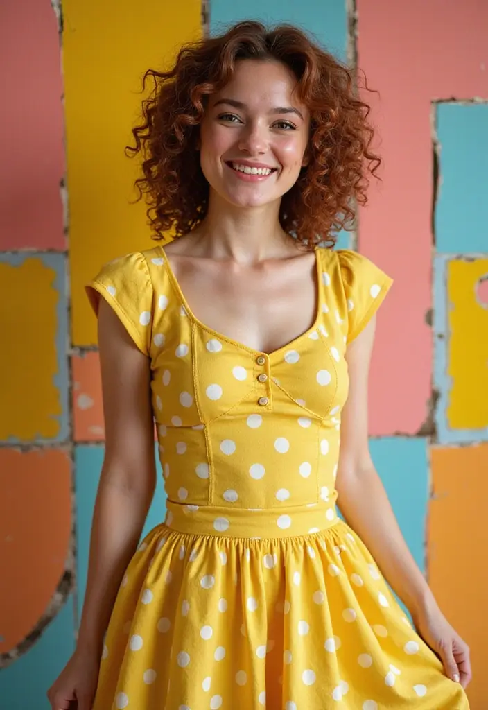 31 Hairstyles with Curled Hair for Glamorous Looks - 19. Whimsical Retro Curls