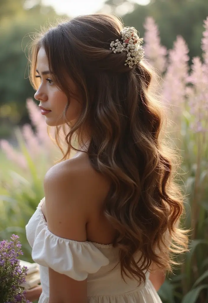31 Hairstyles with Curled Hair for Glamorous Looks - 21. Fancy Waterfall Curls