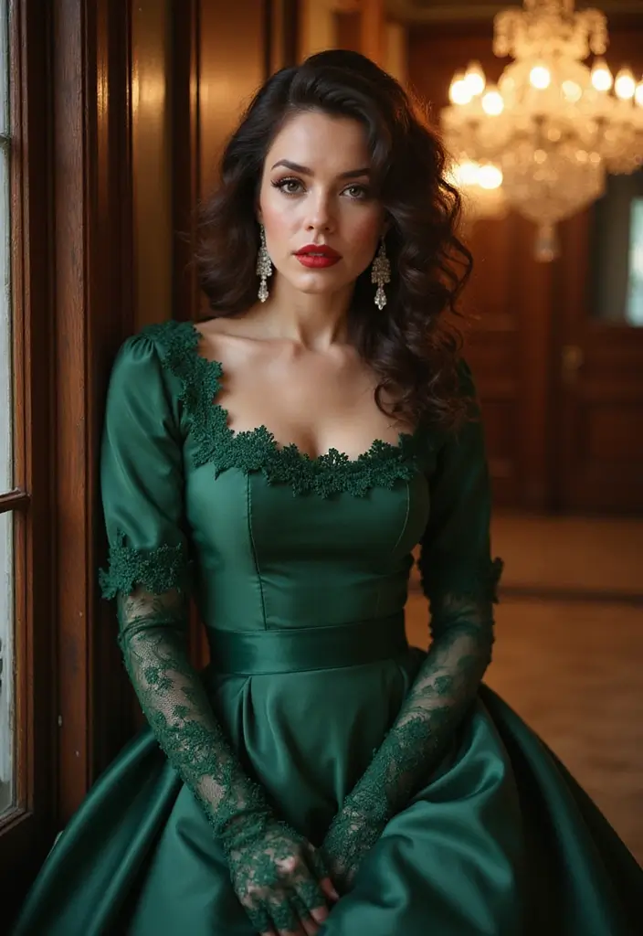 31 Hairstyles with Curled Hair for Glamorous Looks - 30. Dazzling Vintage Volume with Curls