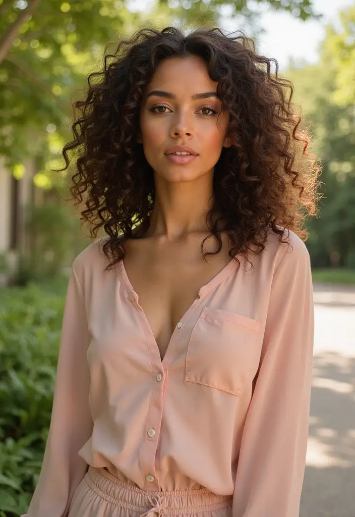 31 Mid Length Haircut Styles You’ll Want to Try - 2. Layered Curls
