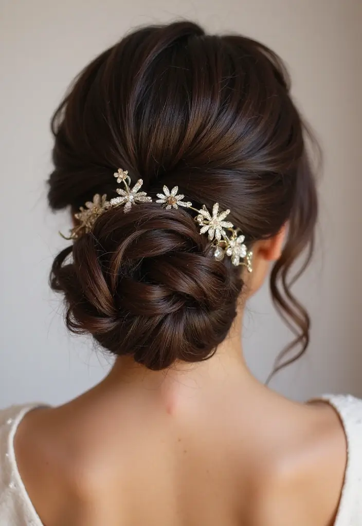 31 Mid Length Haircut Styles You’ll Want to Try - 9. Curly Updo