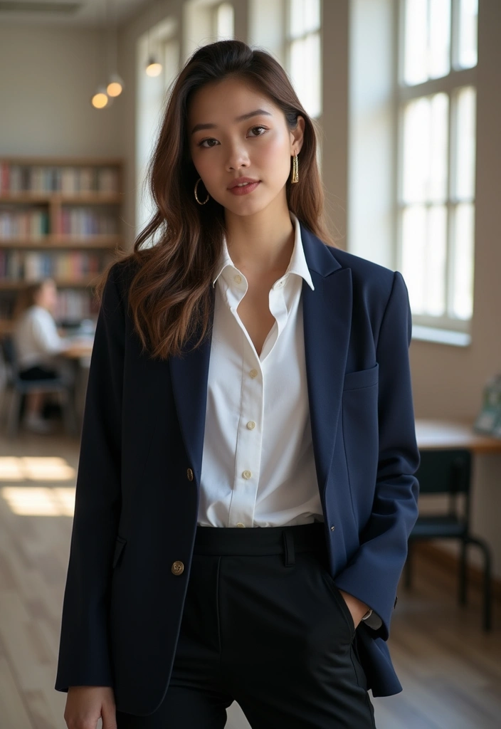 31 School-Friendly Hairstyles for Medium Length Hair - 18. Elegant Side Sweep