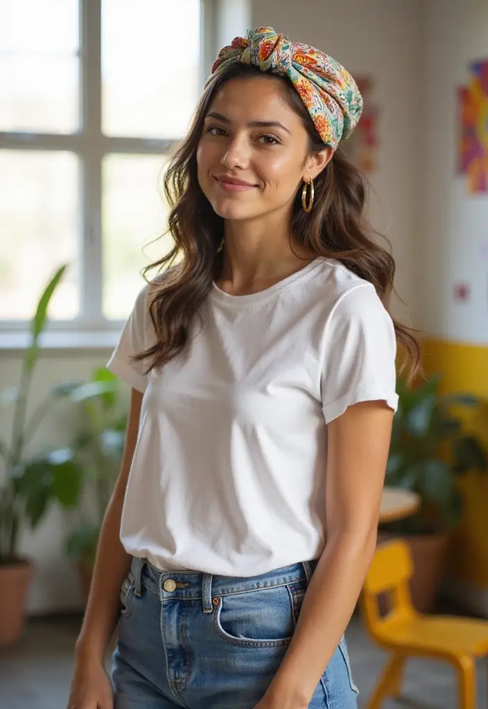 31 School-Friendly Hairstyles for Medium Length Hair - 31. Easy Hair Wrap