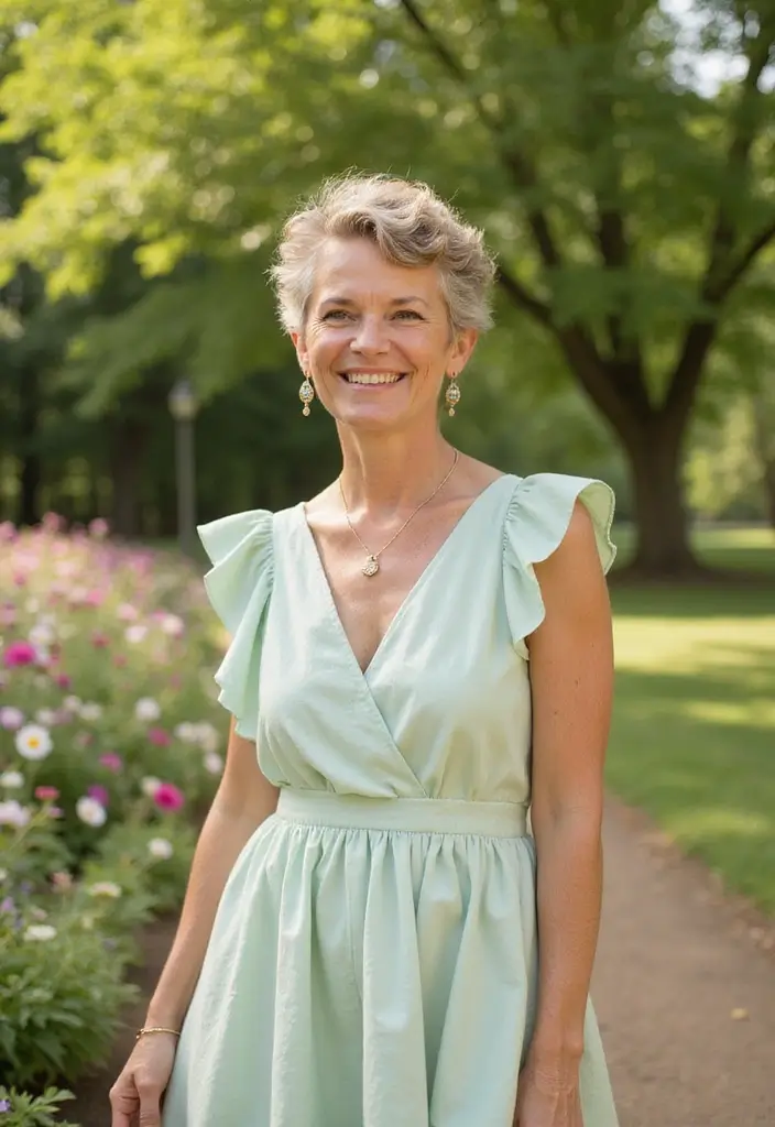 31 Short Choppy Hairstyles for Over 60 That Impress - 18. Curly Choppy Pixie