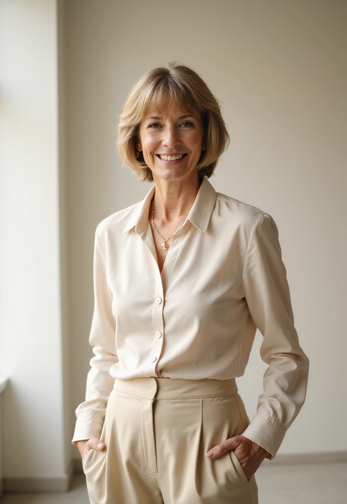 31 Short Choppy Hairstyles for Over 60 That Impress - 20. Short Layered Fringe Cut