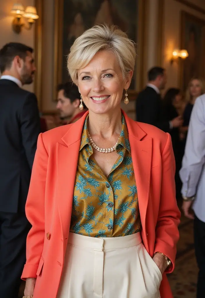 31 Short Choppy Hairstyles for Over 60 That Impress - 27. Shaggy Pixie with Volume