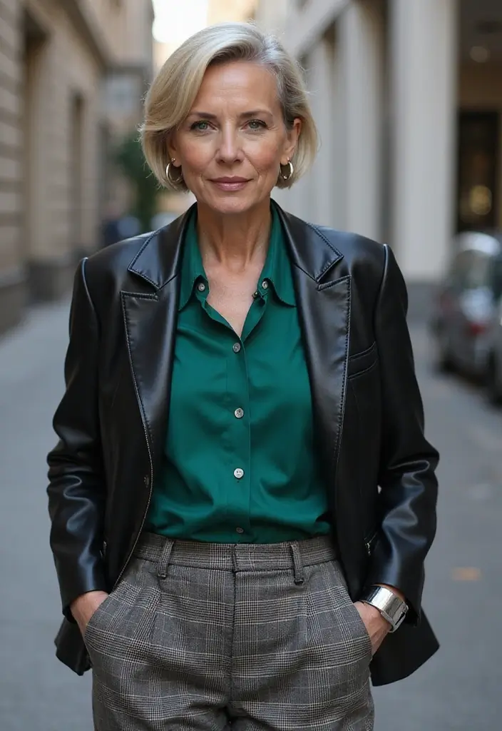 31 Short Choppy Hairstyles for Over 60 That Impress - 8. Bob with Undercut