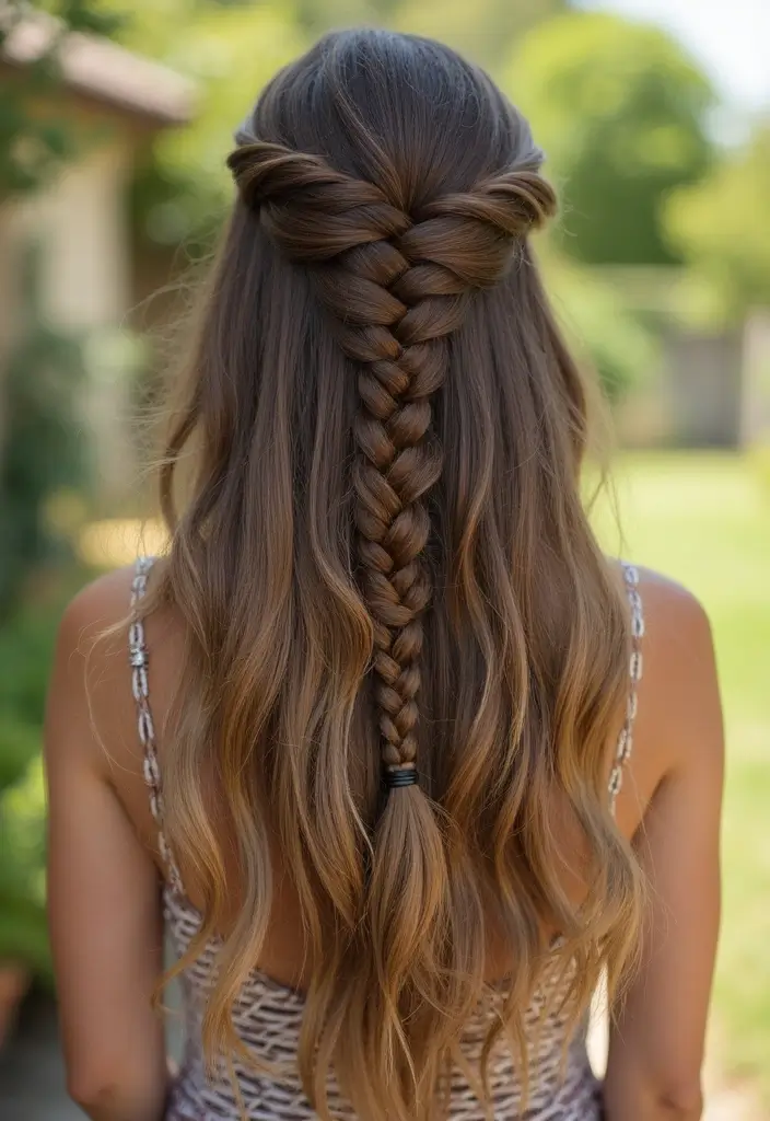 32 Haircuts for Long Hair That Add Movement - 23. Layered With Braids