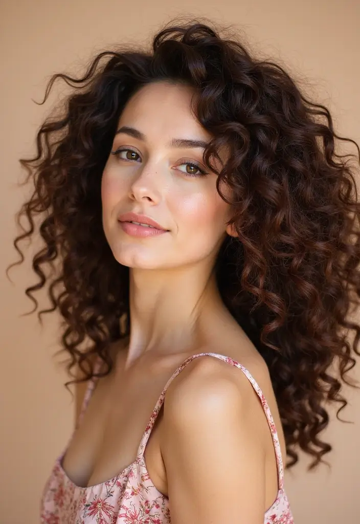32 Haircuts for Long Hair That Add Movement - 32. Curly Layered Hair