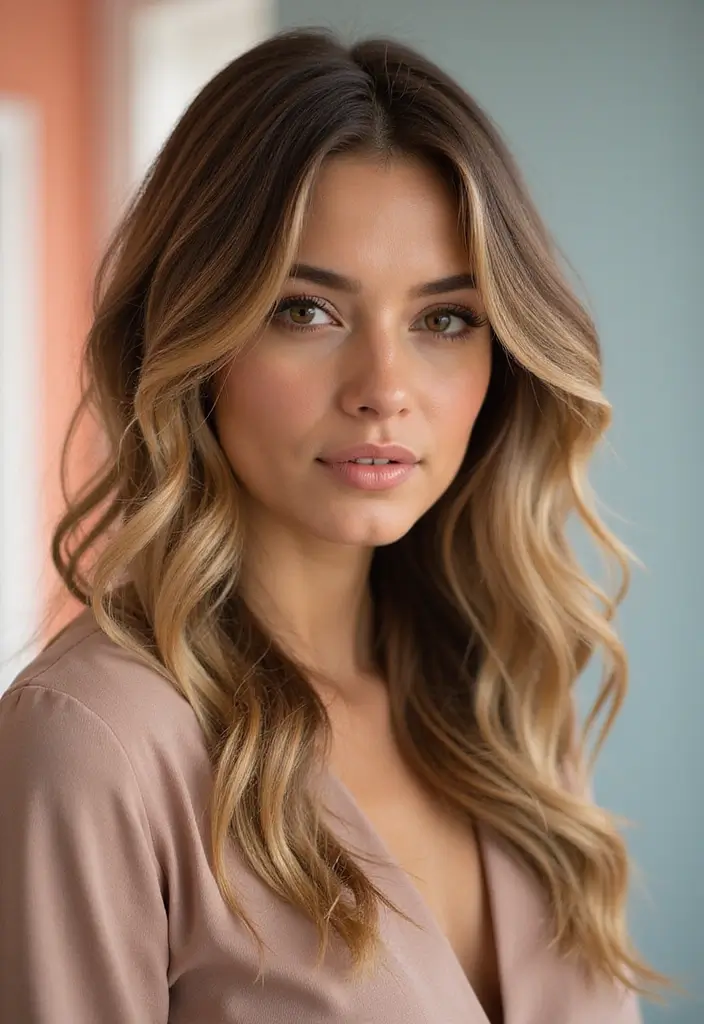 32 Haircuts for Long Hair That Add Movement - 7. Layered Lob with Long Hair