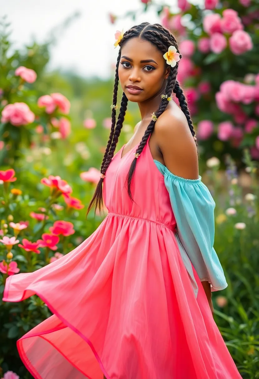 32 Hairstyles for Thick Hair That Keep You Cool and Stylish - 22. Summer-ready Headband Braid