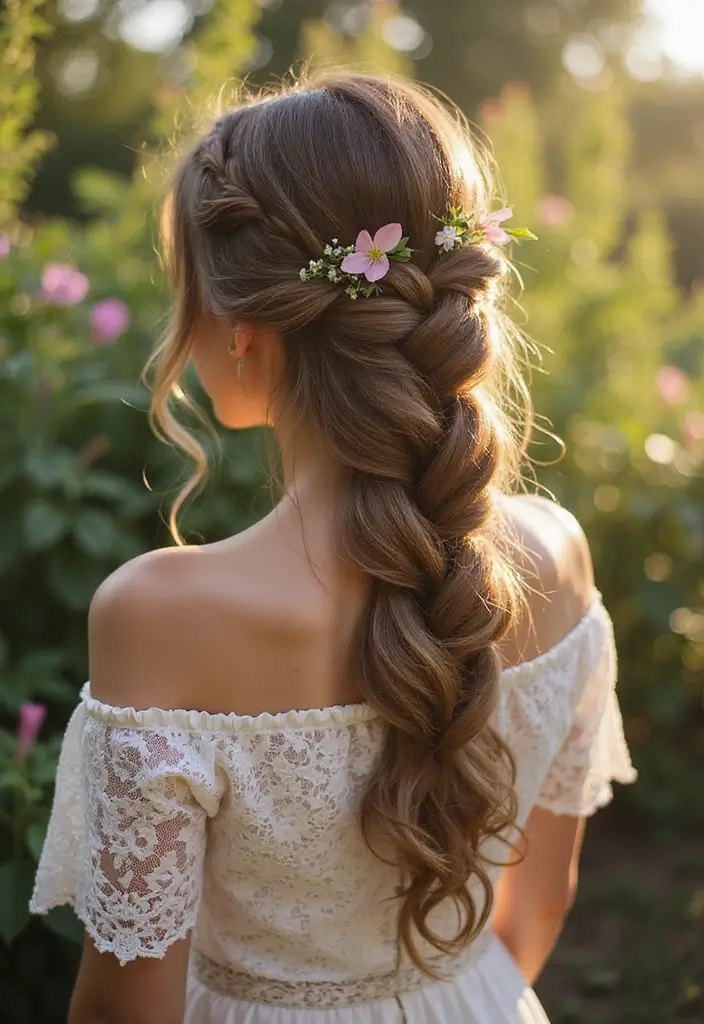 32 Hairstyles for Thick Hair That Keep You Cool and Stylish - 7. Fishtail Braid