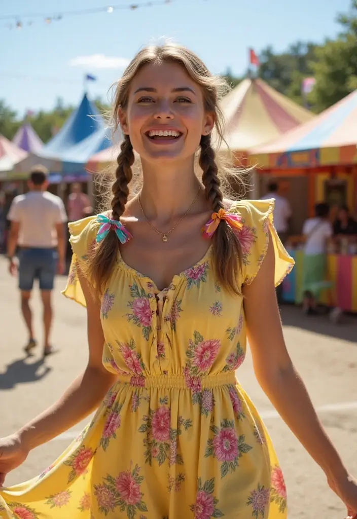 32 Hairstyles for Thick Hair That Keep You Cool and Stylish - 9. Twisted Pigtails