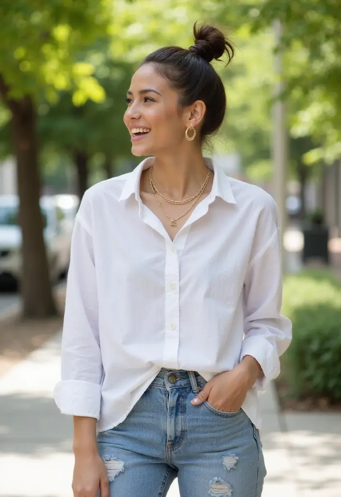 32 Trendy Hairstyles Bun Styles for Every Occasion - 13. Ponytail Bun Hybrid