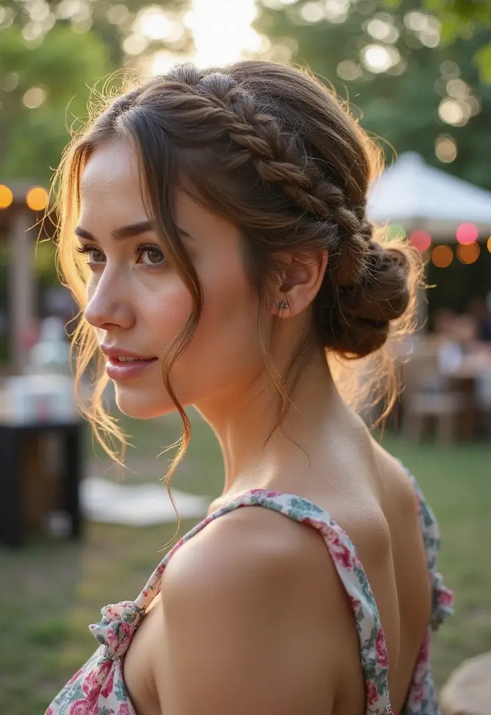 32 Trendy Hairstyles Bun Styles for Every Occasion - 9. Dutch Braid Bun