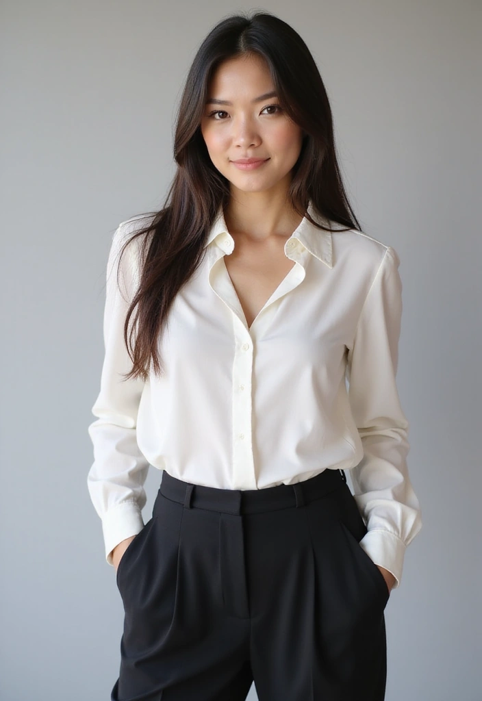 33 Hair Styles Long Hair Looks That Impress - 18. Straight and Sleek with Middle Part